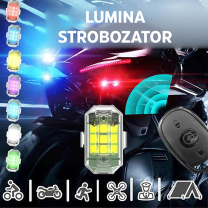 Strobers™ | Lumină stroboscopică LED multifuncțională în 7 culori (1+1 GRATUIT)